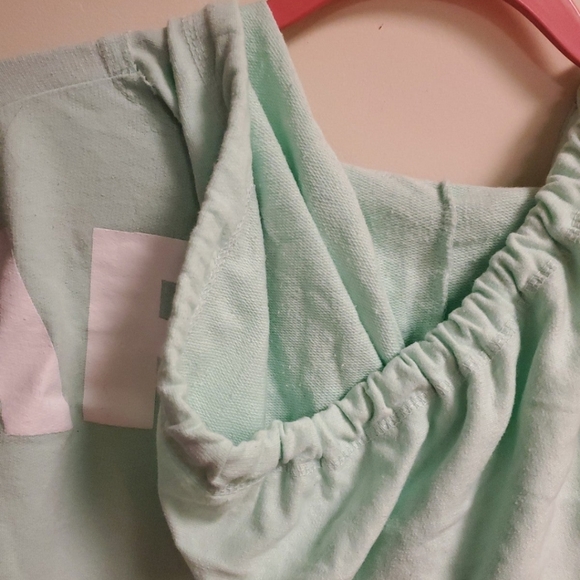 ARUBA Gray White Blue Colorblock Hoodie Sweatshirt - Picture 9 of 9